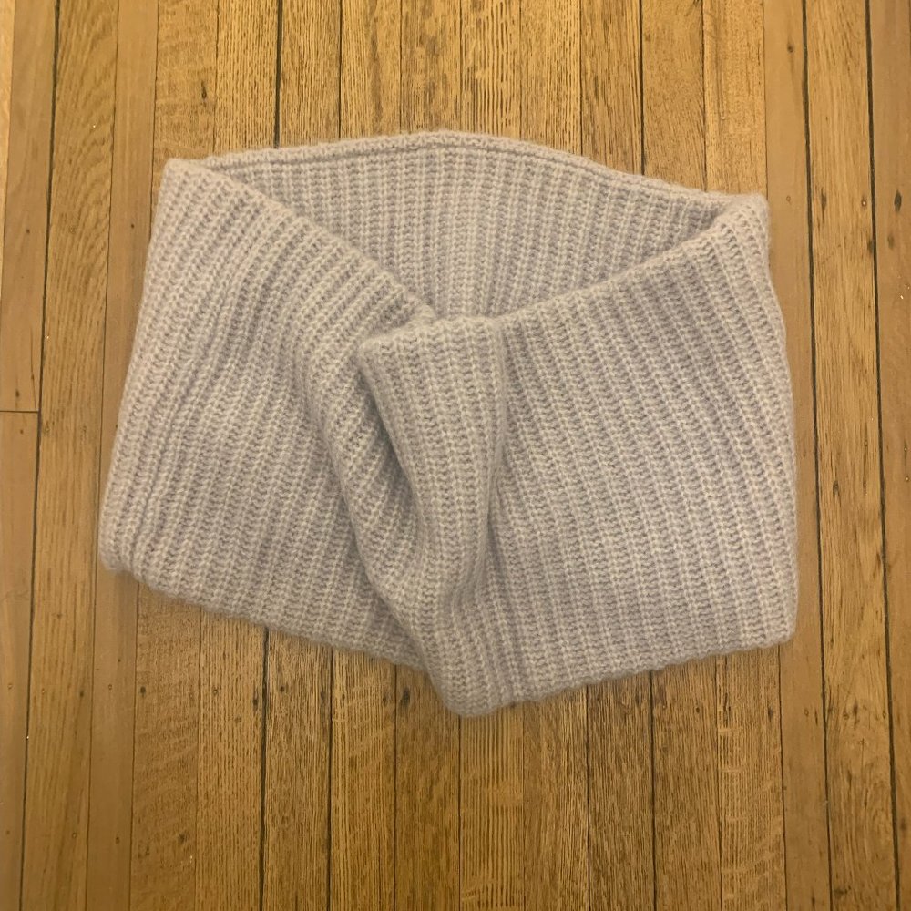 Lauren Manoogian Handknit Lilac Shawl Wrap